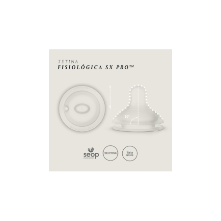 Biberón Premium Bonhomía Tetina Fisiológica SX Pro de Silicona Flujo Lento 150 ml. Suavinex