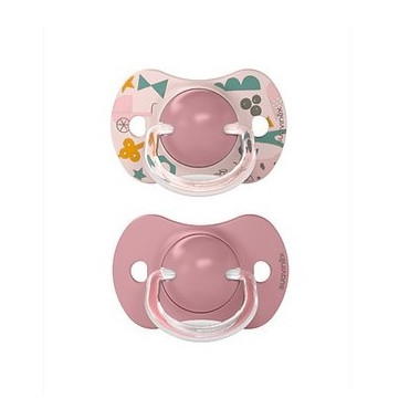 Pack de 2 Chupetes con Tetina fisiológica de Silicona SX Pro (+18). Suavinex