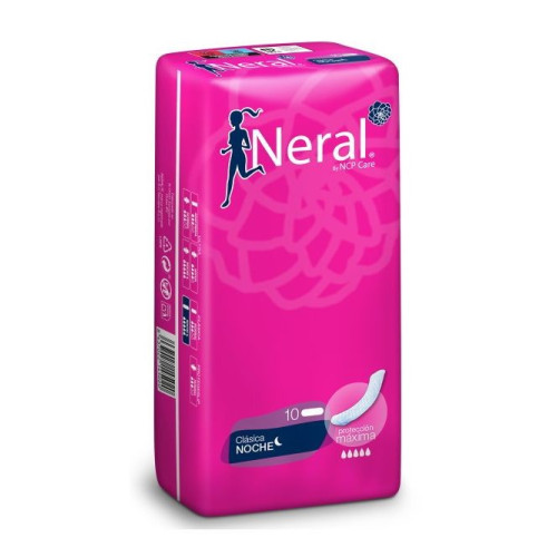 Compresas clásicas noche 10ud. Neral