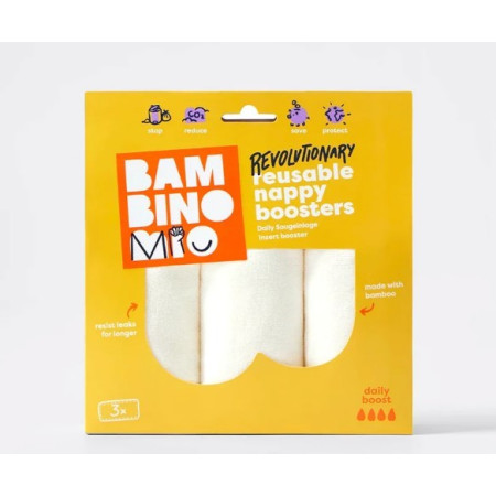 Refuerzo absorbente para pañales reutilizables (Daily boost x3). Bambino Mio