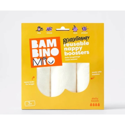 Refuerzo absorbente para pañales reutilizables (Daily boost x3). Bambino Mio