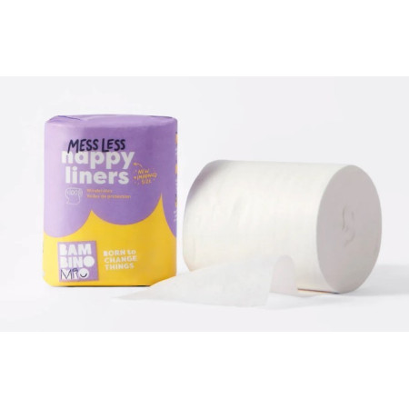 Forros vegetales anti manchas para pañales reutilizables 100uds. Bambino Mio