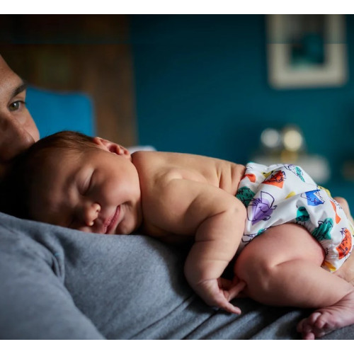 Pack Give-it-a-go. (5 pañales reutilizables + 100 forros vegetales). Bambino Mio