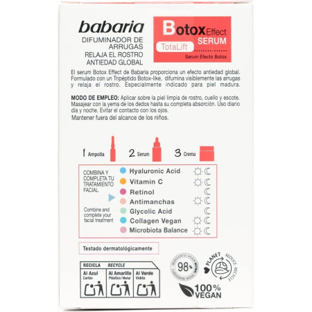 Serum Botox Effect 30ml. Babaria