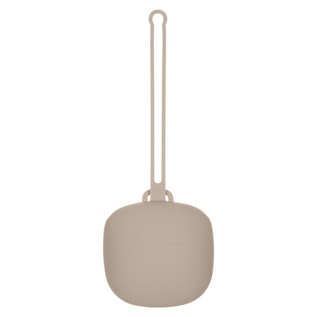 Portachupetes de silicona Beige. Canpol Babies