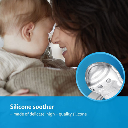 Chupetes dinámicos Buddy Bear (0-3 meses)2ud. Lovi