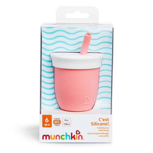 Vaso con pajita C´est Silicona 120ml . Munchkin