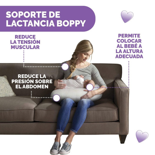 Cojín de lactancia ‘Boppy’. Chicco