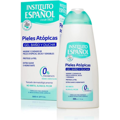 Gel baño y ducha pieles atópicas 500ml. Instituto Español