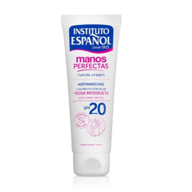 Crema de manos anti manchas SPF 20+, Rosa Mosqueta 75 ml. Instituto Español