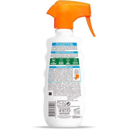 Spray Protección solar infantil Sensitive Advanced SPF50+ ,Pistola 300ml. Delial