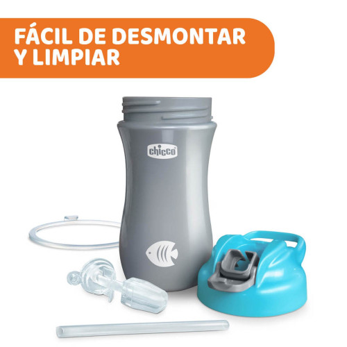 Botella POP-UP CUP vaso evolutivo +2años (350ml). Chicco