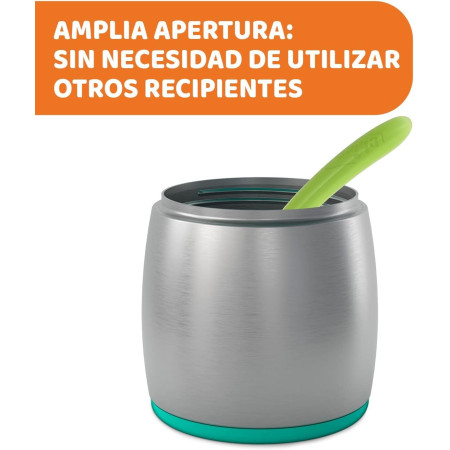 Termo papillero de acero inoxidable. Chicco