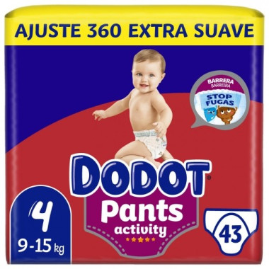 Dodot Activity Pants Talla 4 (9 - 15 kg)【 OFERTA 】45 Uds.