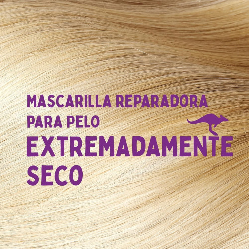 SOS Mascarilla supercharged reparadora , pelo seco y dañado 450ml. Aussie