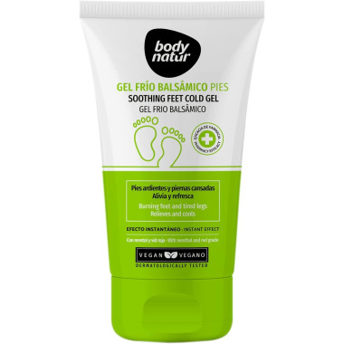 Gel frio balsámico , pies ardientes y piernas cansadas 100ml. Body natur