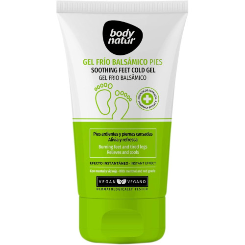 Gel frio balsámico , pies ardientes y piernas cansadas 100ml. Body natur