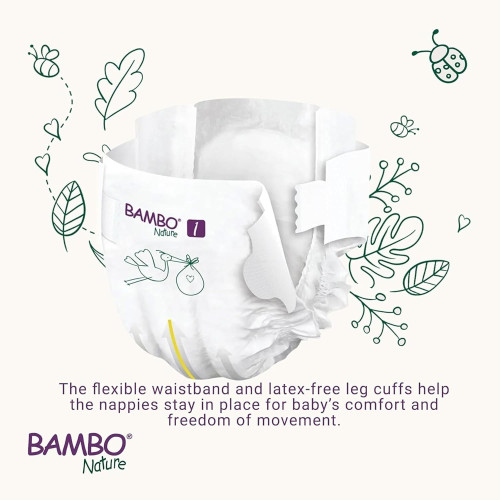 Pañales BAMBO NATURE Talla 1 (22uds)