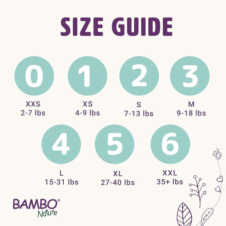 Pañales BAMBO NATURE Talla 1 (22uds)