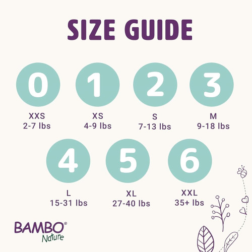 Pañales BAMBO NATURE Talla 3 (28uds)