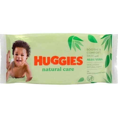 Toallitas con Aloe Vera ,Natural Care (10 x56) uds. Huggies