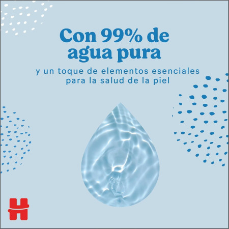 Toallitas Pure 99% agua (18 pack de 56) . Huggies