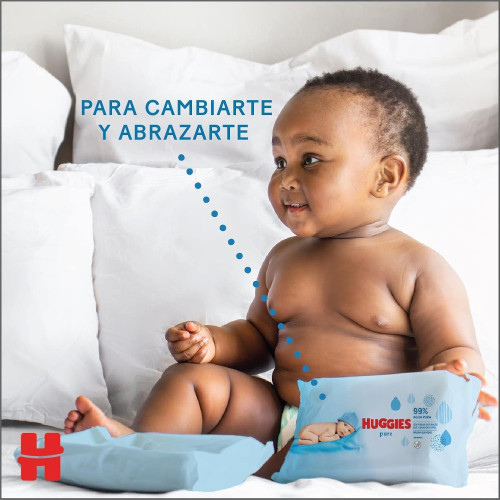 Toallitas Pure 99% agua (18 pack de 56) . Huggies