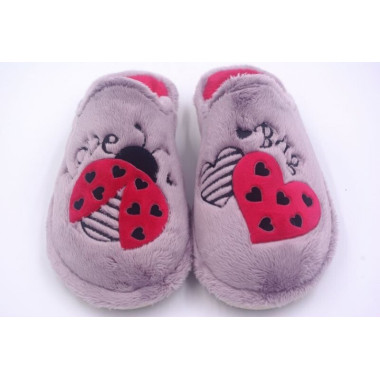 Zapatillas de casa “Montlis”.  Garzón (Purpura-Rojo)