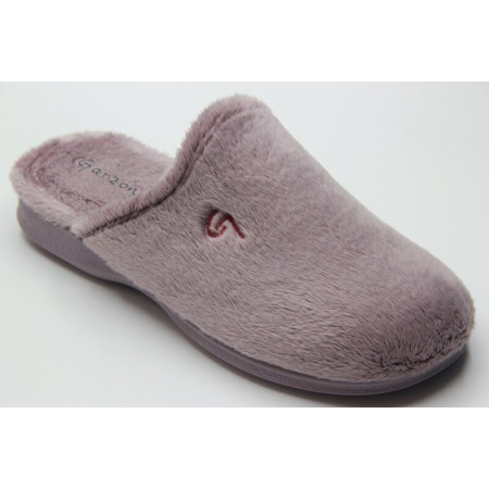 Zapatillas de casa “Montlis”.  Garzón (Purpura-Burdeos)
