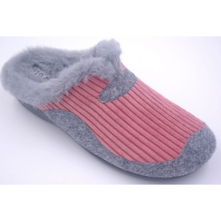 Zapatillas de casa Garzón “Farm” (Teja-Gris Oscuro)