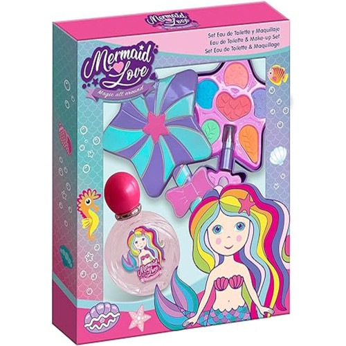 Set infantil de colonia y maquillaje Mermaid Love