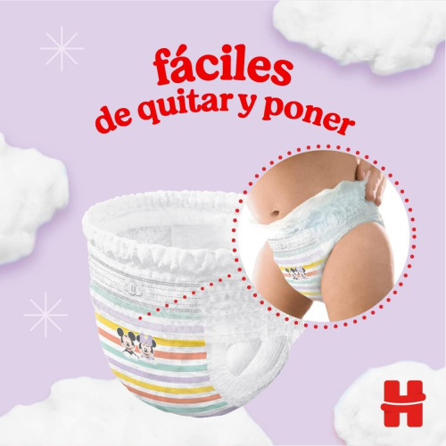 Giga pack pants Little Movers talla 6 (48x2) 96 uds. Huggies