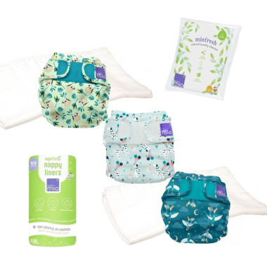 Set pañales reutilizables Mioduo. Bambino