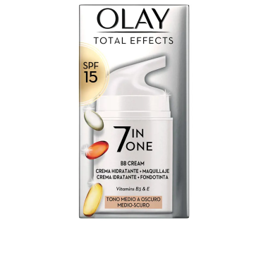 Crema total Effects 7 en 1, BB cream (medio-oscuro) , 50ml . Olay