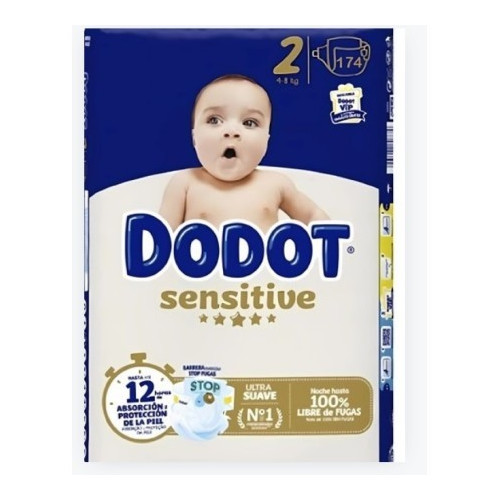 Pañales Dodot Sensitive Talla 2