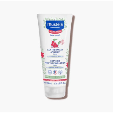Leche corporal hidratante confort 200 ml.  Mustela