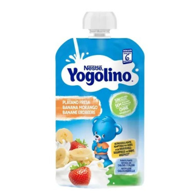 Bolsita Yogolino plátano y fresa 100g. Nestle