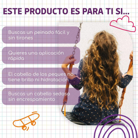 Acondicionador Bifásico Peina Fácil 400 ml. Anian Kids | Más Pañales