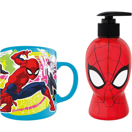 Spider-Man Estuche con Dosificador y Taza | Más Pañales