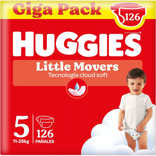 Compra Pañales Huggies Little Movers Talla 5