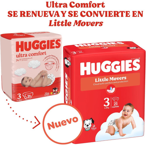 Compra Pañales Huggies Little Movers Talla 5