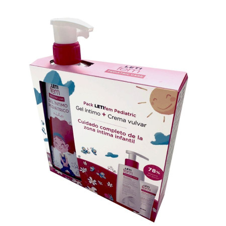 Pack LETIfem Gel Íntimo Niña 250ml + Crema Vulvar 30ml |Más Pañales