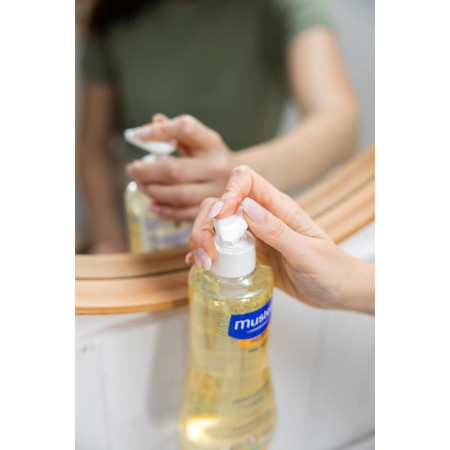 Aceite Baño Piel Seca Mustela 500ml | Hidratación para Bebés