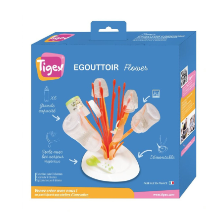 Escurre Biberones Flower Tigex | Más Pañales