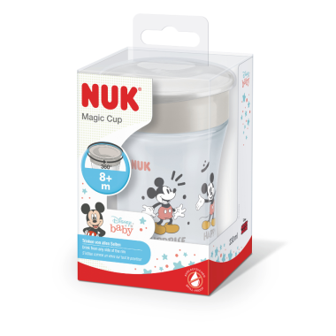 Vaso Magic Cup 8m+ 230ml Nuk | Antigoteo y sin derrames| Más Pañales