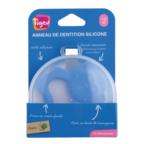 Anillo Dentición Tigex Refrigerado Forma Mono | Más Pañales