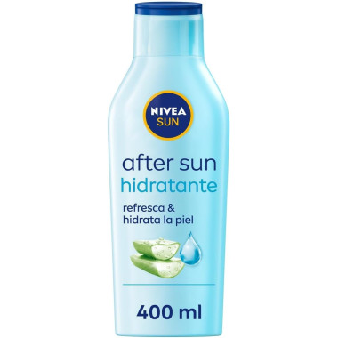 After Sun loción hidratante, aloe vera & acido hialurónico(200ml). Nivea