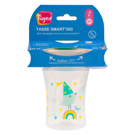Vaso Smart 360º Tigex 250ml | Más Pañales