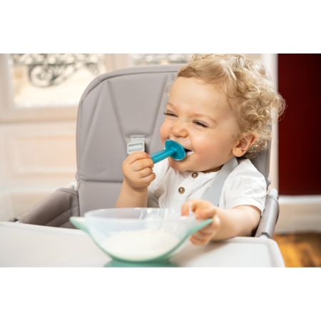 Set de Cubiertos de Aprendizaje Tigex 6m+ (Tenedor + Cuchara)| Más pañales