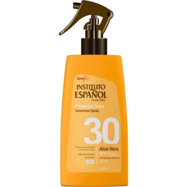 Spray Protector solar SPF30+ Aloe vera (300 ml). Instituto Español